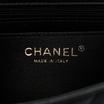 Chanel Lambskin Quilted Mini Square Flap Black 6 of 10