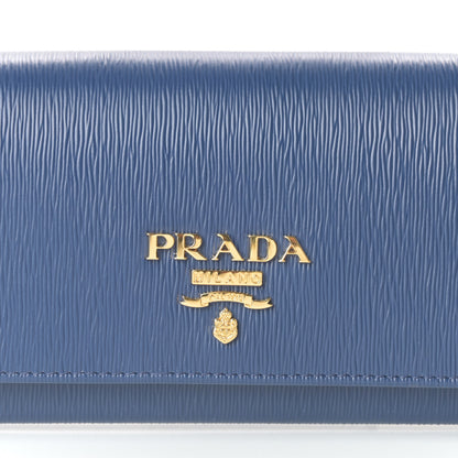 Prada Vitello Move Chain Wallet Bleuette 7 of 9