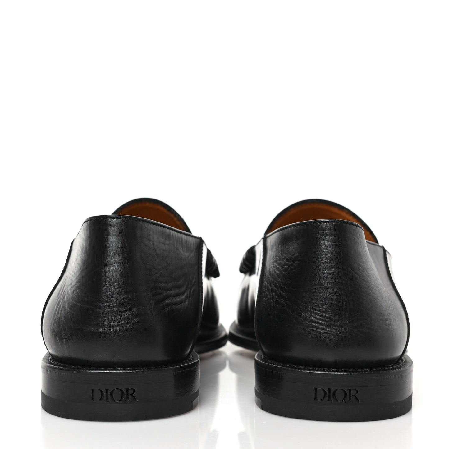 Smooth Calfskin Oblique Blake Loafers 40 Black