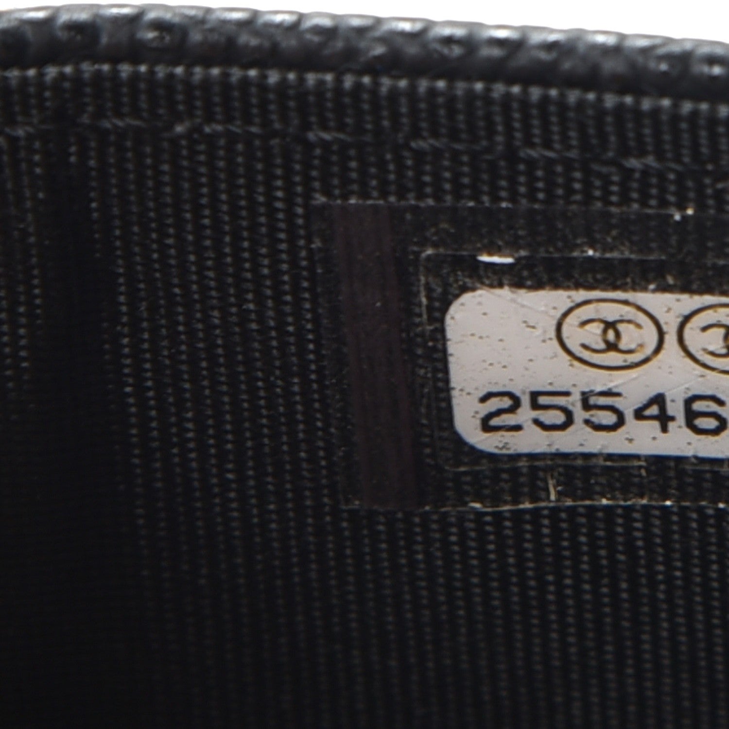 Chanel Caviar Quilted Boy Card Holder Black 8 of 9