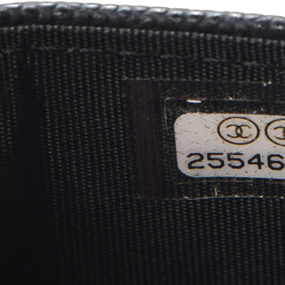 Chanel Caviar Quilted Boy Card Holder Black 8 of 9