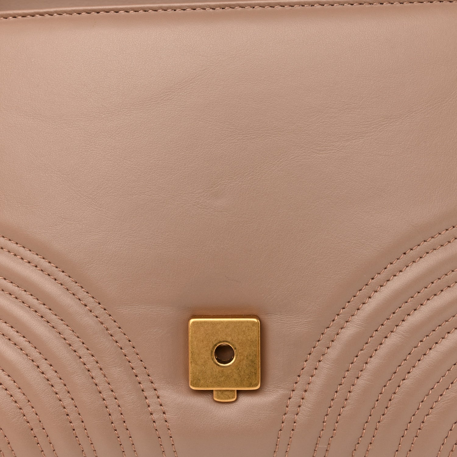 Gucci Calfskin Matelasse Small GG Marmont Top Handle Shoulder Bag Porcelain Rose 11 of 11