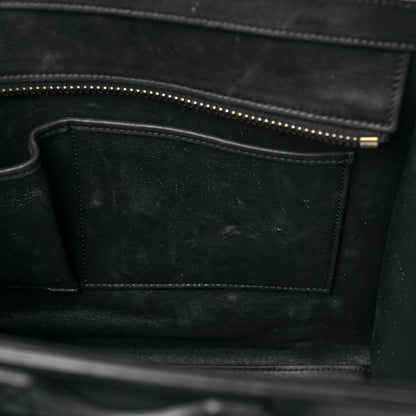 Celine Smooth Calfskin Micro Luggage Black 9 of 9