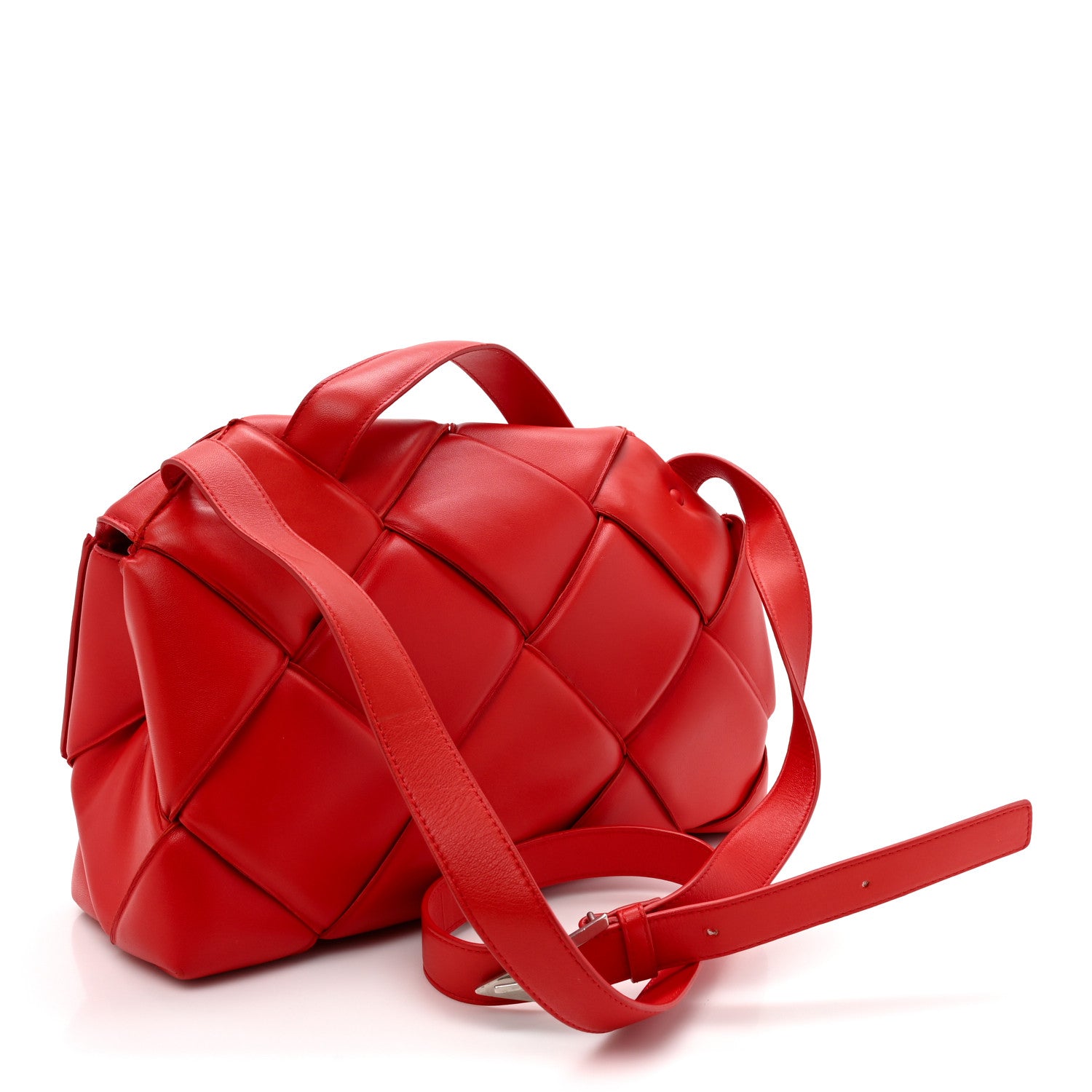 Bottega Veneta Nappa Intreccio Padded Top Handle Shoulder Bag Nail Polish 3 of 18