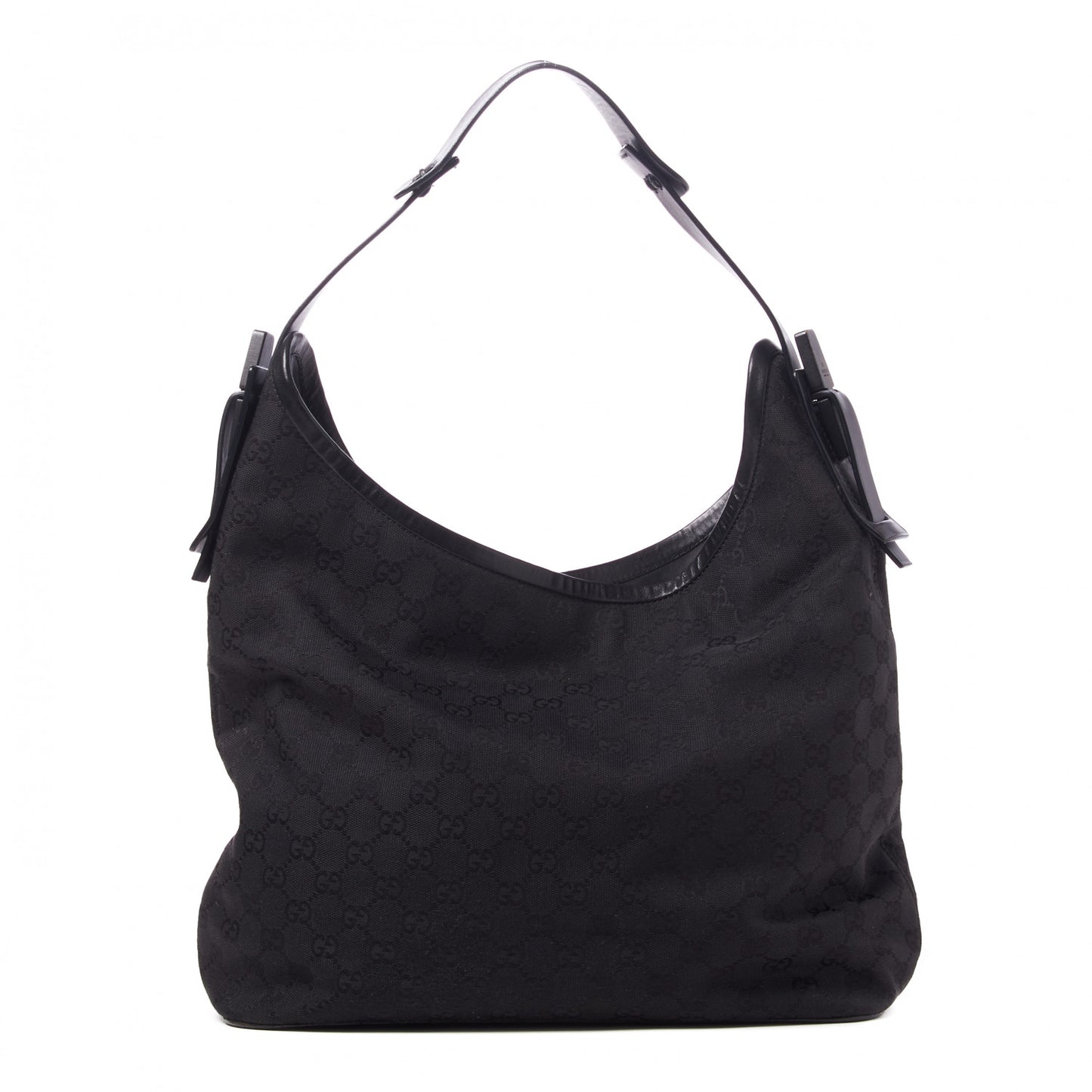 Monogram Small Hobo Black
