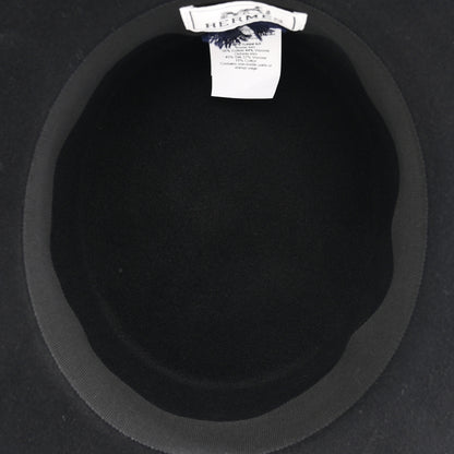 Hermes Rabbit Felt Dakota Love Hat 59 Black 12 of 16