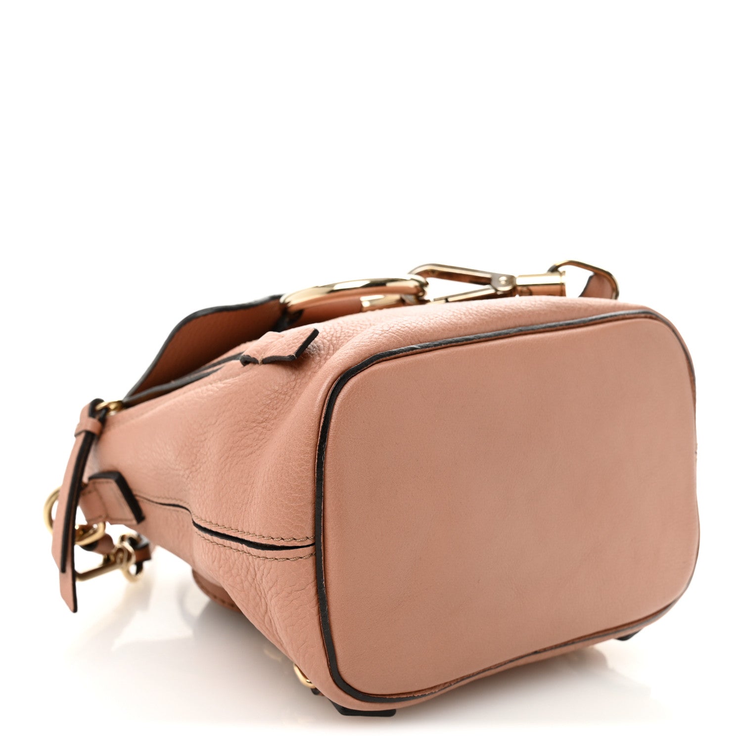 Chloe Suede Calfskin Small Faye Backpack Nougat 4 of 13