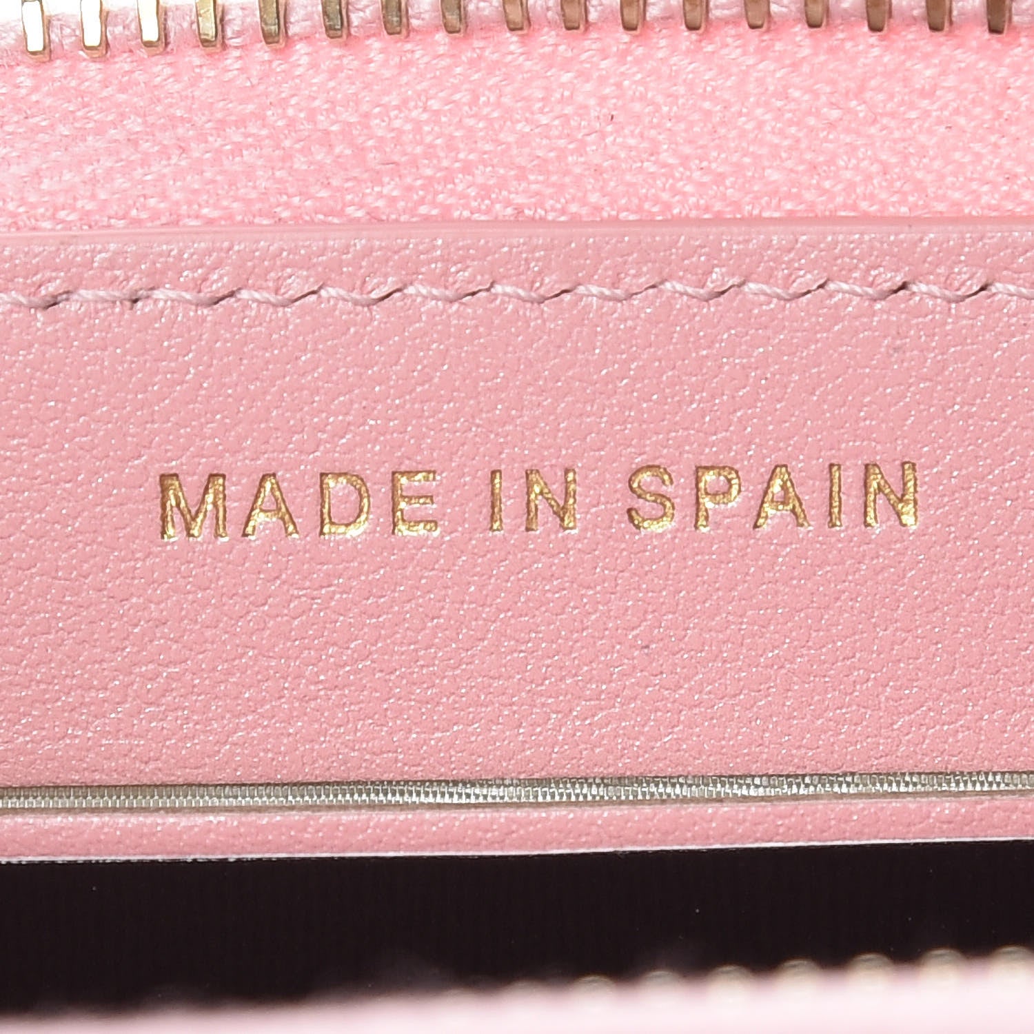 Chanel Iridescent Caviar Quilted Medium Zip Around Wallet Pink 9 of 11