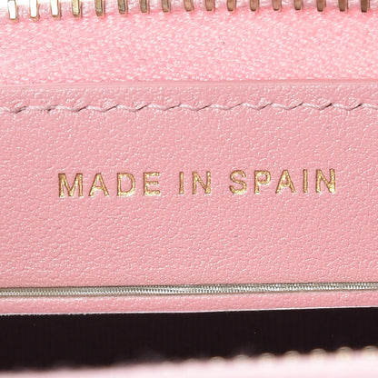 Chanel Iridescent Caviar Quilted Medium Zip Around Wallet Pink 9 of 11