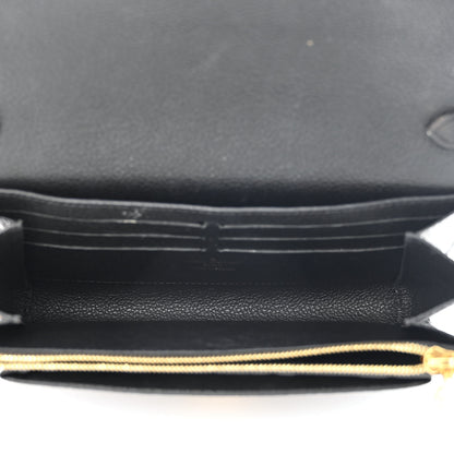 Louis Vuitton Empreinte Vavin Chain Wallet Black 5 of 11