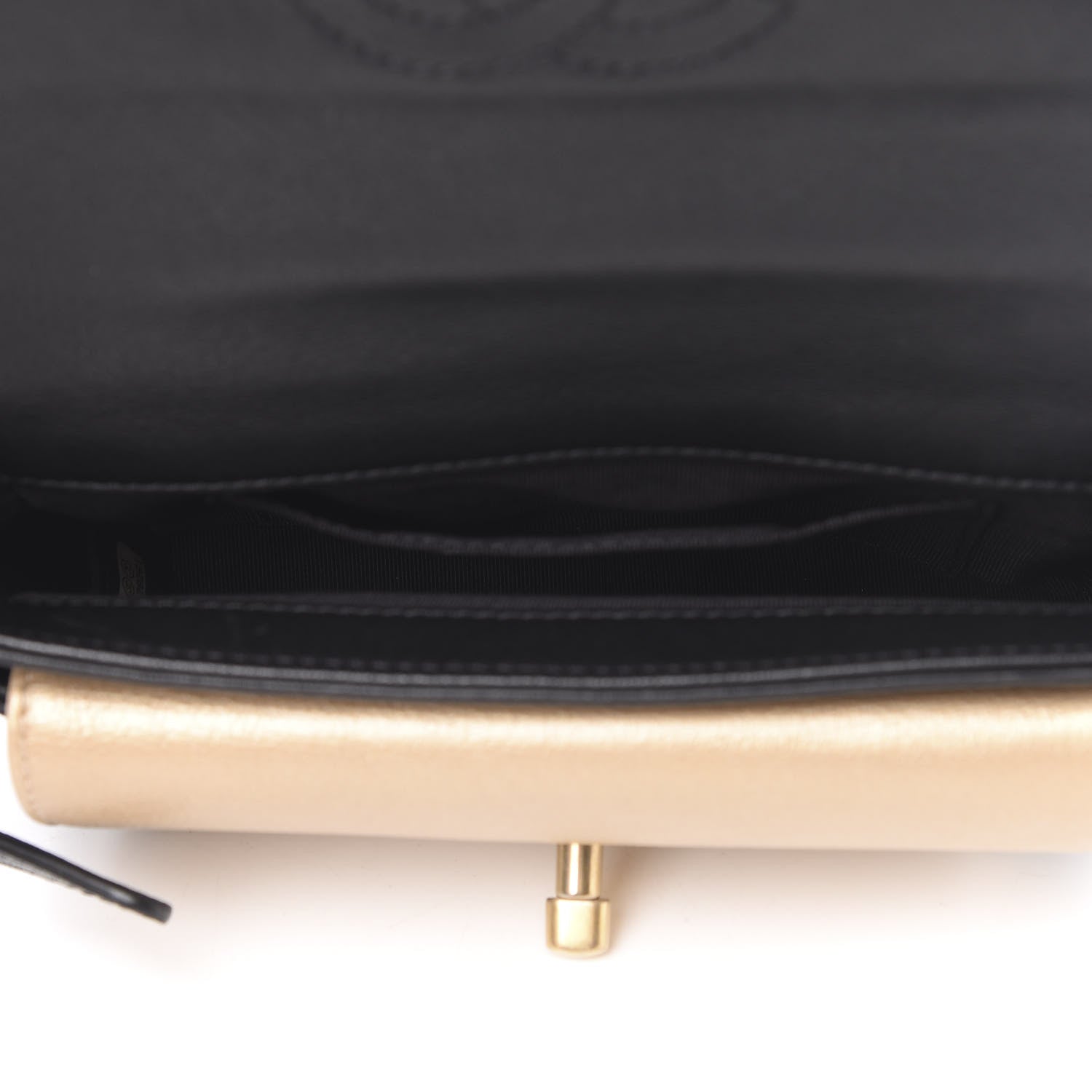 Chanel Lambskin Quilted Camellia Flower Waist Flap Black 5 of 11