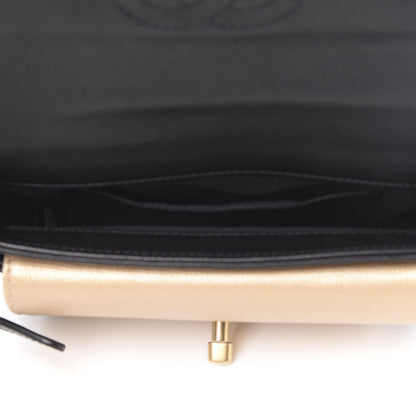 Chanel Lambskin Quilted Camellia Flower Waist Flap Black 5 of 11