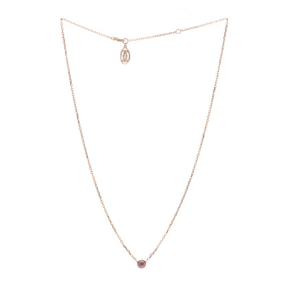 Cartier 18K Pink Gold Pink Sapphire D'Amour Pendant Necklace 3 of 5