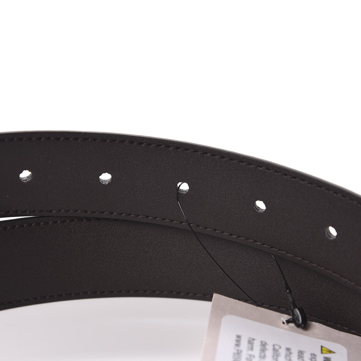 Calfskin Belt 95 38 Dark Brown