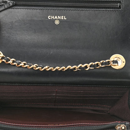 Chanel Lambskin Quilted Trendy CC Wallet On Chain WOC Black 5 of 13