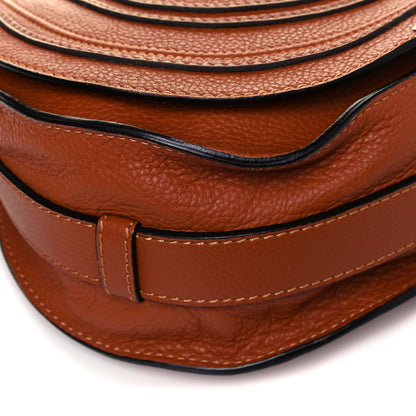 Chloe Calfskin Medium Marcie Round Crossbody Bag Tan 8 of 11