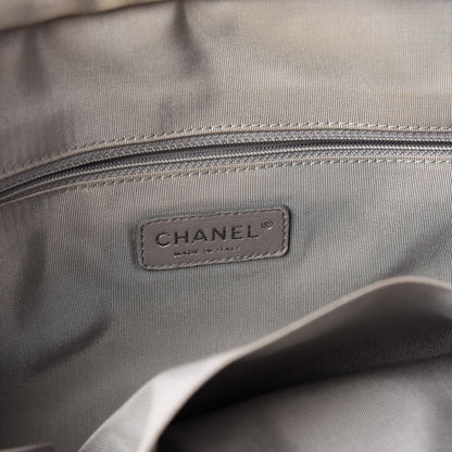 Chanel Nylon Quilted Tweed Stitch Bubble Camera Case Blue 8 of 11