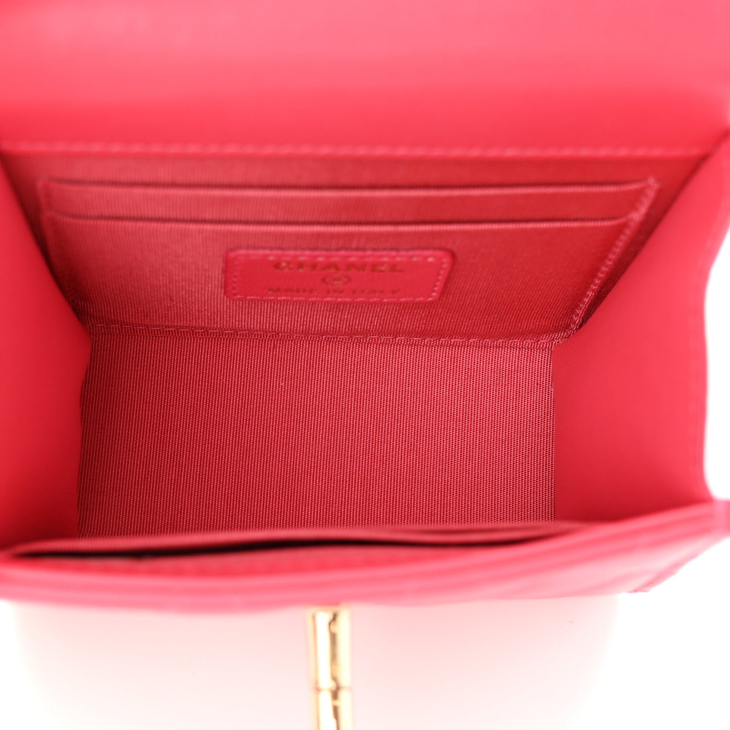 Lambskin Quilted Mini Trendy CC Chain Wallet Pink