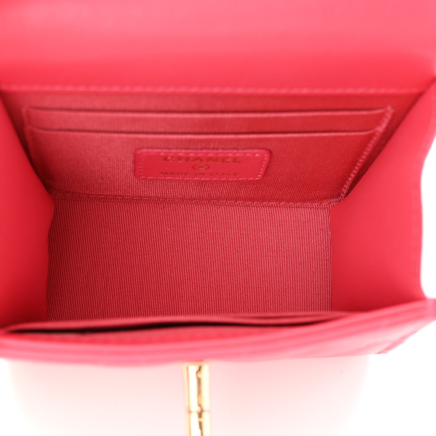 Chanel Lambskin Quilted Mini Trendy CC Chain Wallet Pink 6 of 11