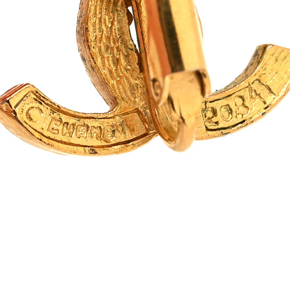 Chanel Crystal CC Clip On Earrings Gold 4 of 4