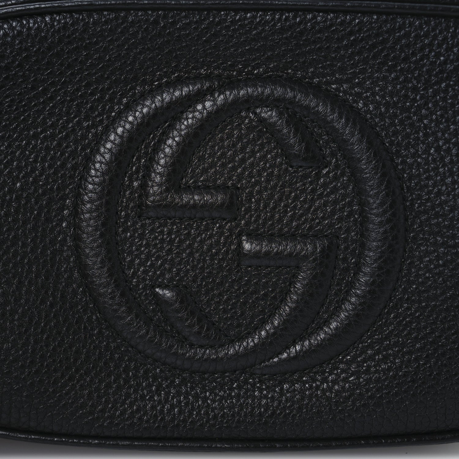 Gucci Pebbled Calfskin Small Soho Disco Bag Black 8 of 10