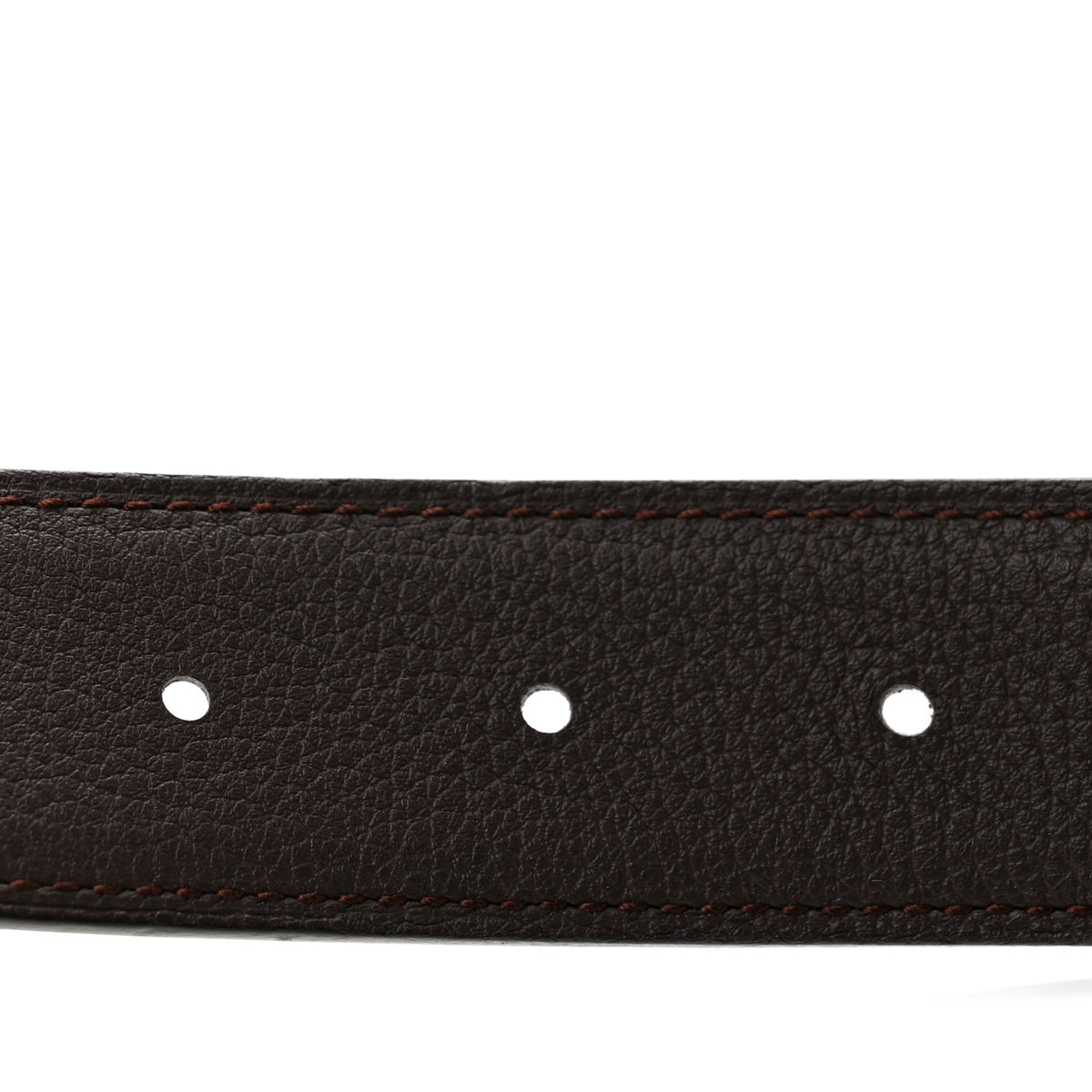 Box Togo 32mm Belt Strap 115 Black Chocolate