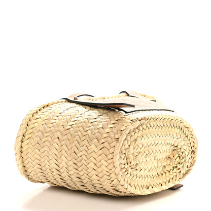 Loewe Raffia Small Basket Tote Bag Natural Tan 4 of 9