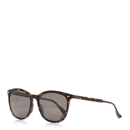 Gucci Acetate Square Frame Sunglasses GG0196SK Tortoise 1 of 7