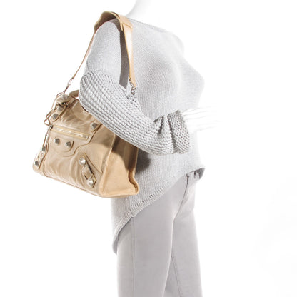 Balenciaga Agneau Giant 21 Silver Hardware City Sahara 6 of 13