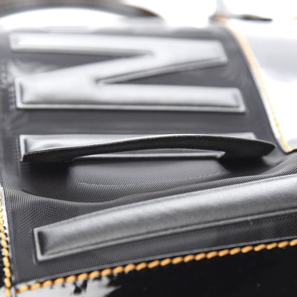 Fendi Patent Mesh Large B Mix Tote Black 7 of 10