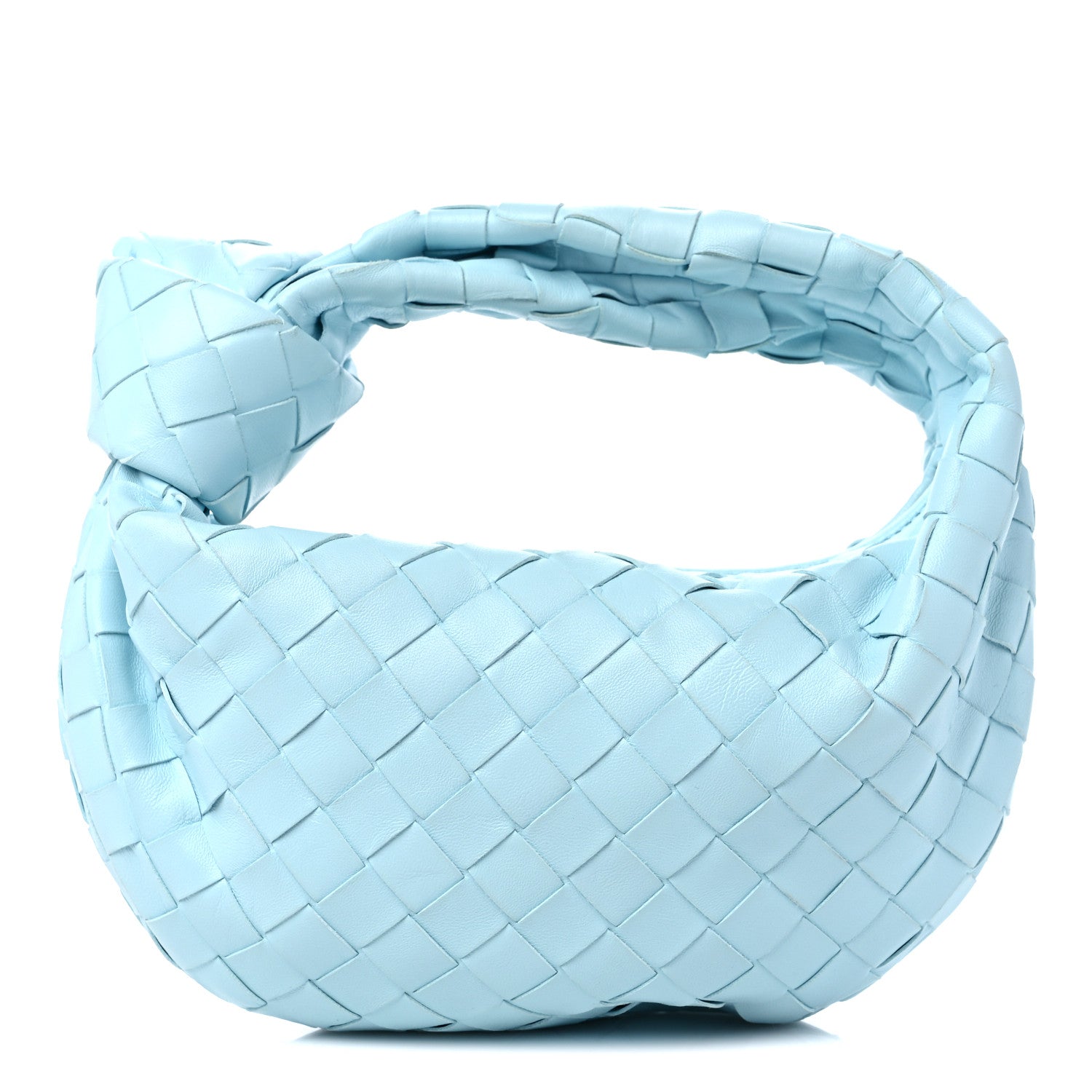 Bottega Veneta Nappa Intrecciato Mini Jodie Teal Washed 1 of 8