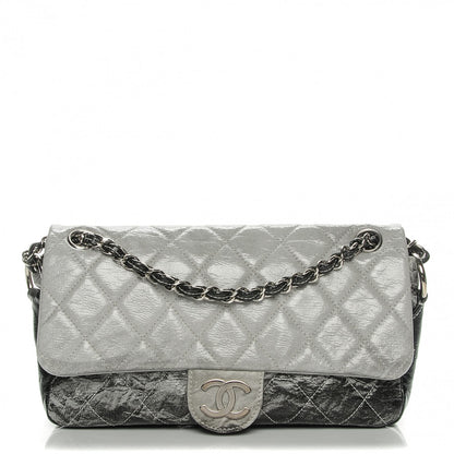Chanel Vinyl Quilted Small Melrose Degrade Flap Black 1 of 9