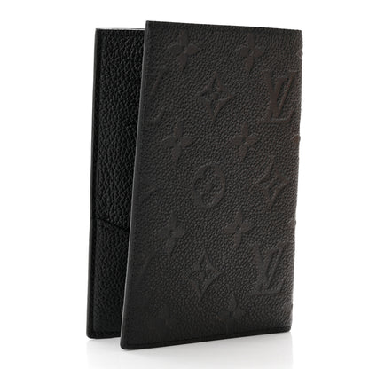 Louis Vuitton Empreinte Monogram Passport Cover Black 3 of 8
