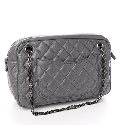 Chanel Aged Calfskin Medium Reissue Camera Case Grey 3 of 12