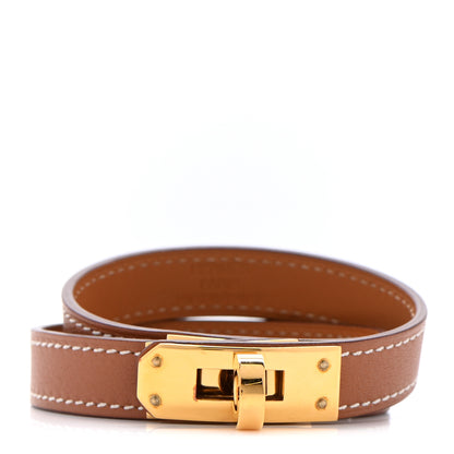 Hermes Swift Kelly Double Tour Bracelet T3 Gold 1 of 10