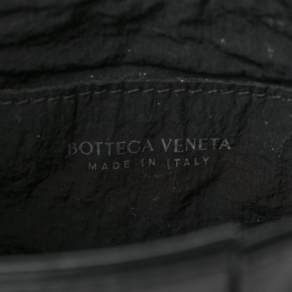 Bottega Veneta Paper Calfskin Maxi Intreccio Extra Mini Cassette Crossbody Bag Black 6 of 8