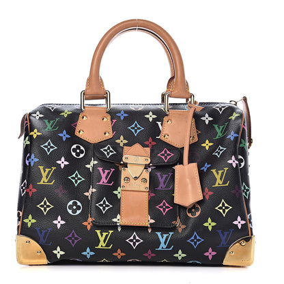 Louis Vuitton Monogram Multicolor Speedy 30 Black 1 of 8