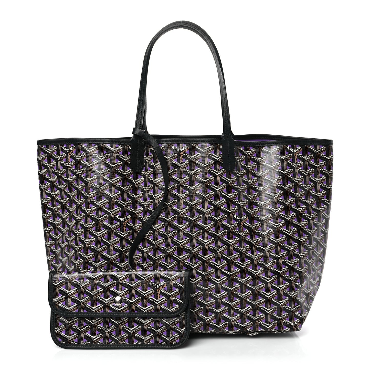 Goyardine Saint Louis Claire Voie PM Black Violet