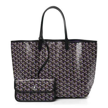 Goyard Goyardine Saint Louis Claire Voie PM Black Violet 1 of 8