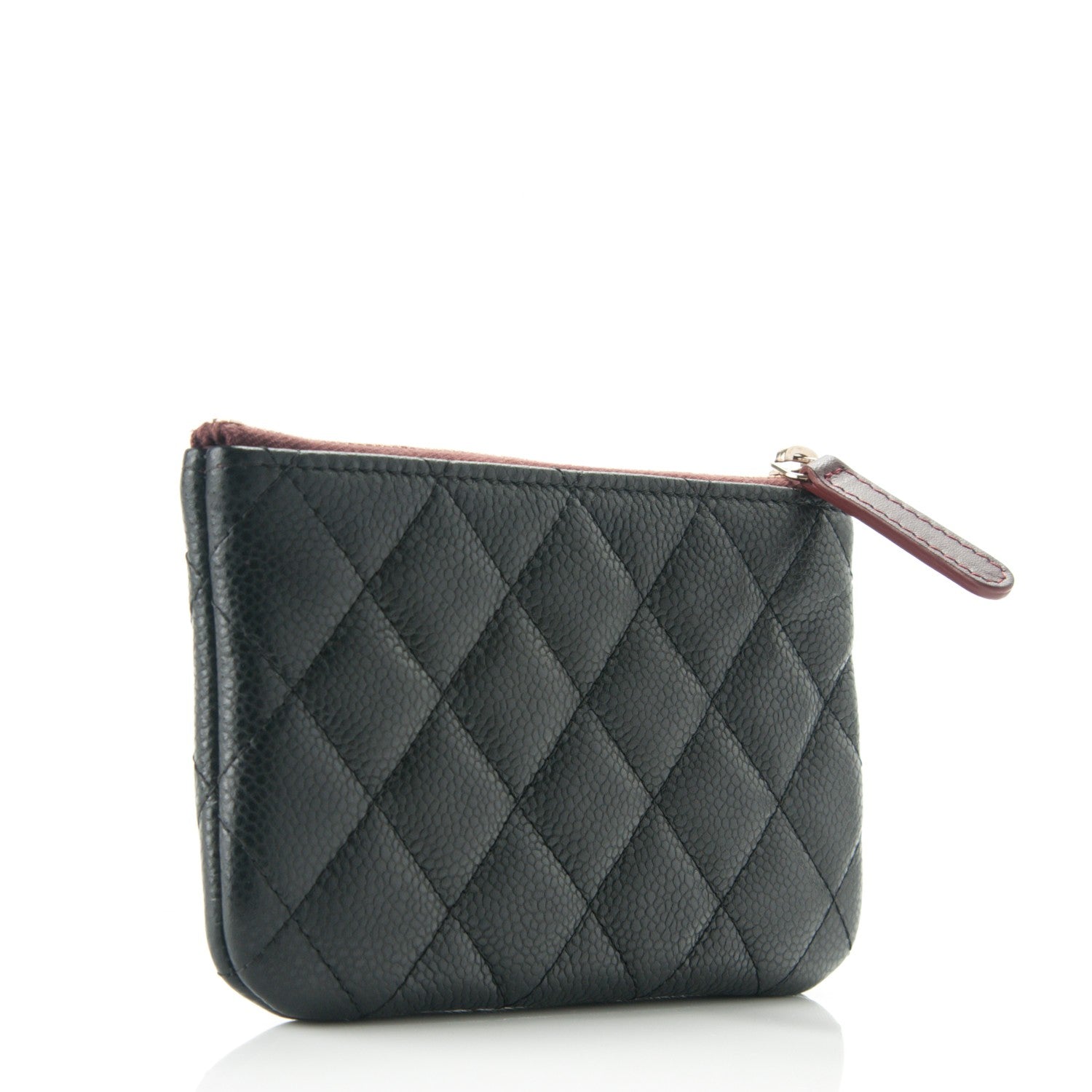 Chanel Caviar Quilted Small Cosmetic Case Black 3 of 7