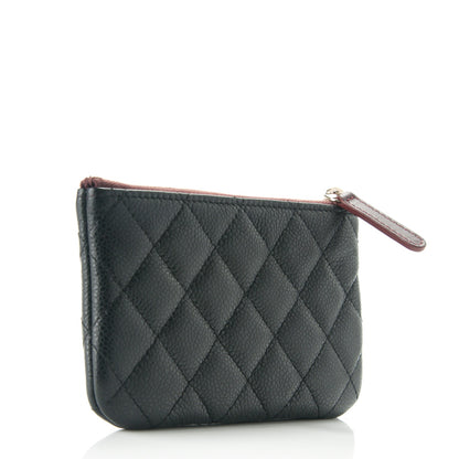 Chanel Caviar Quilted Small Cosmetic Case Black 3 of 7
