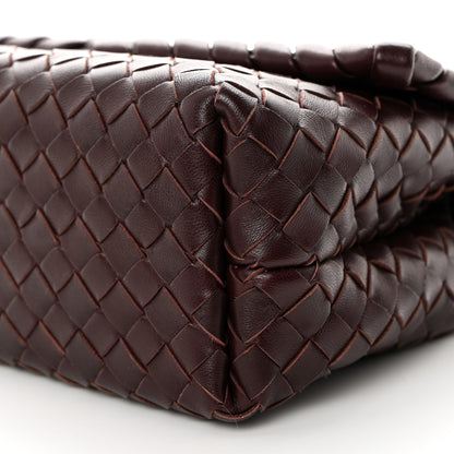 Bottega Veneta Nappa Intrecciato Baby Olimpia Shoulder Bag Dark Barolo 11 of 11