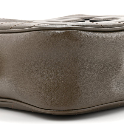 Gucci Sakai Be Green Calfskin Diagonal Stitched Small Blondie Shoulder Bag Craclet Brown 10 of 10