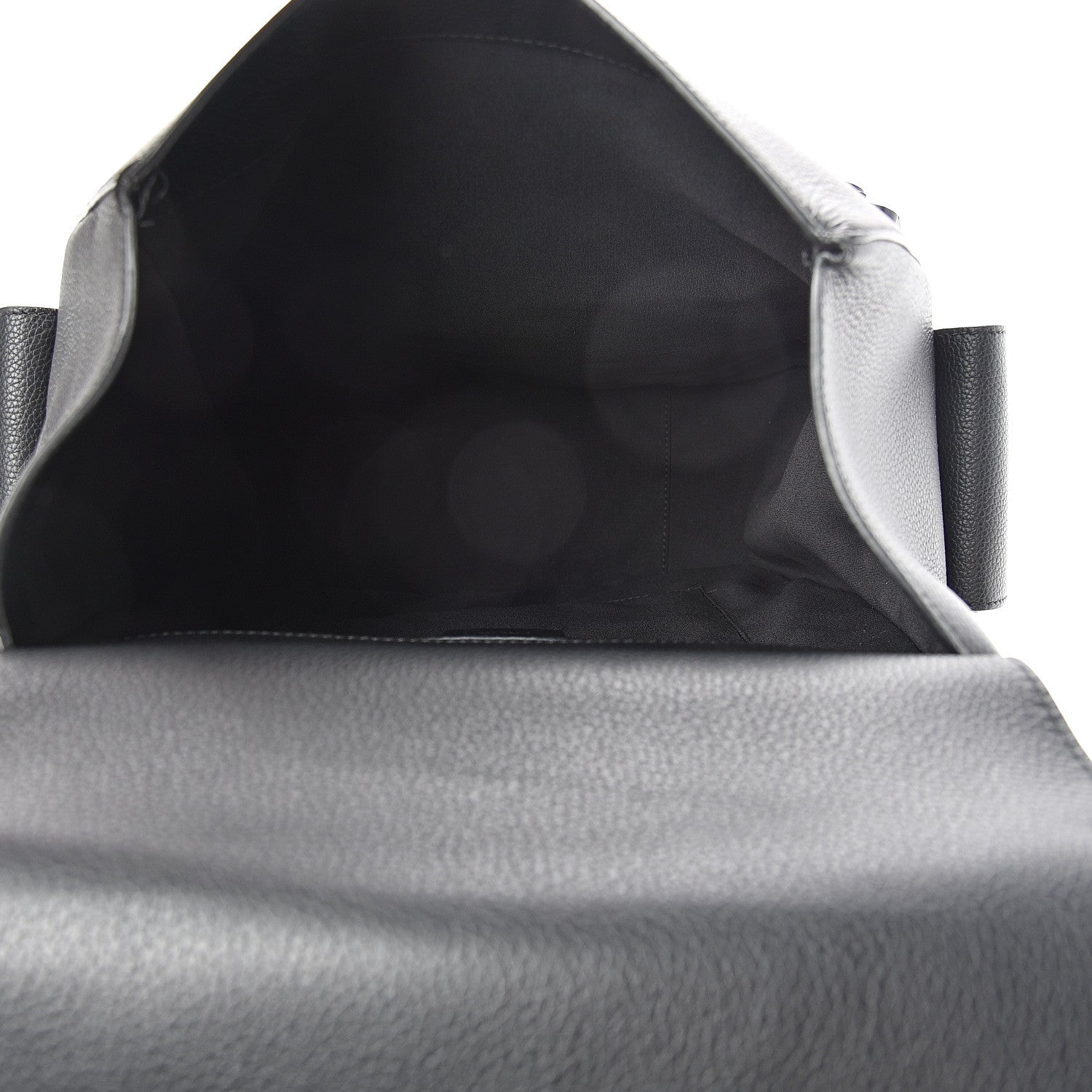 Christian Dior Grained Calfskin Saddle Backpack Black 4 of 10