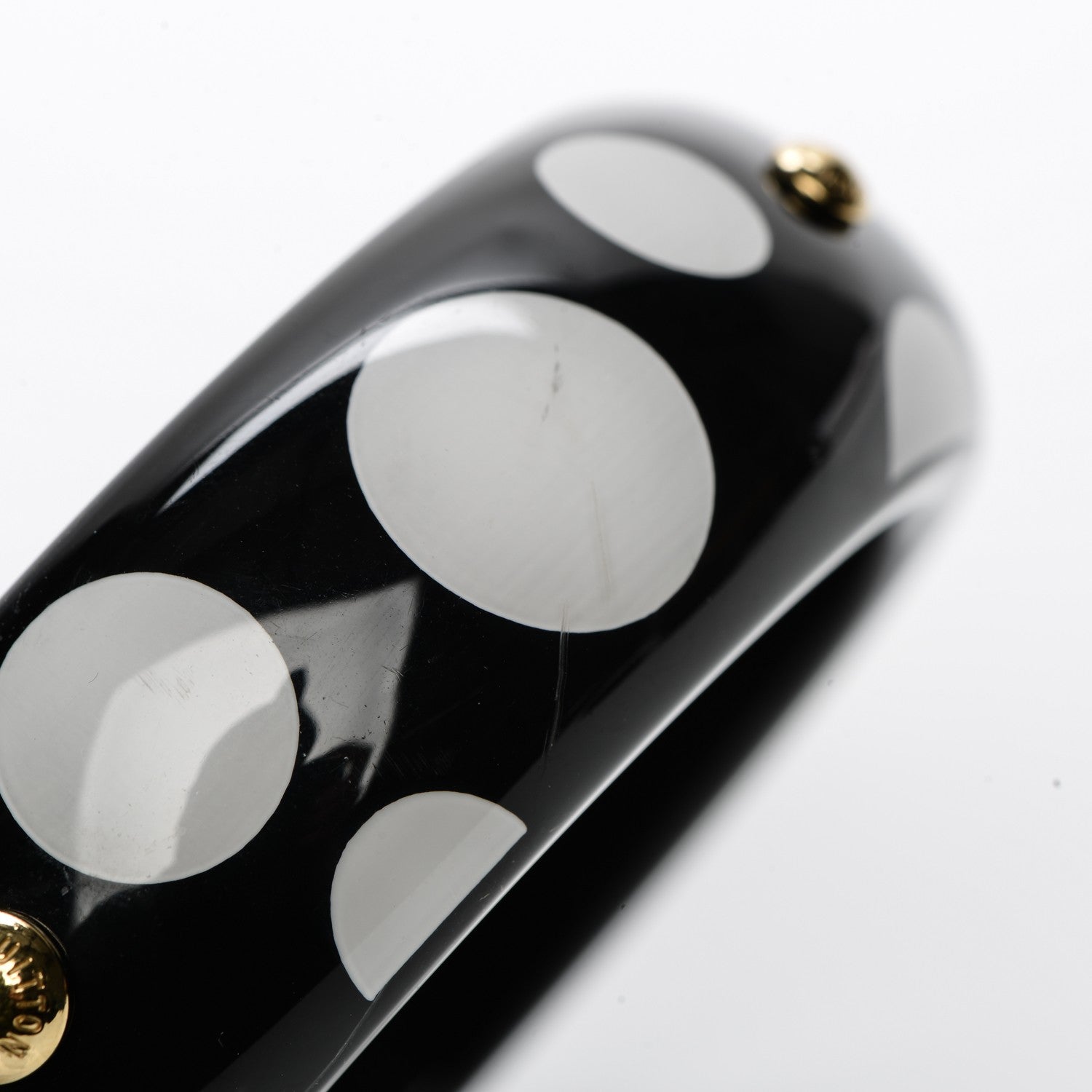 Louis Vuitton Kusama Infinity Dots Bangle GM Black 9 of 9