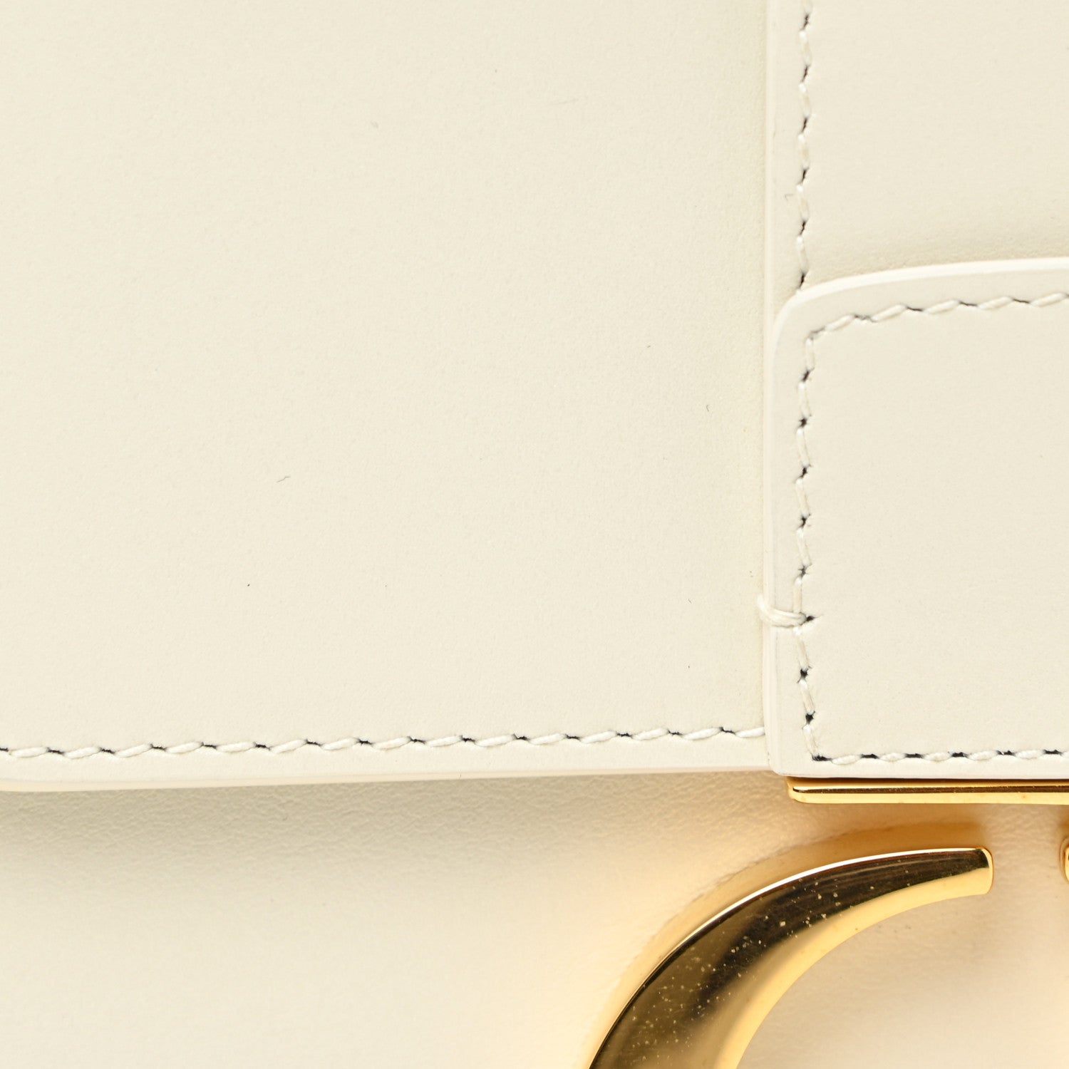 Christian Dior Smooth Calfskin 30 Montaigne Box Bag White 7 of 12