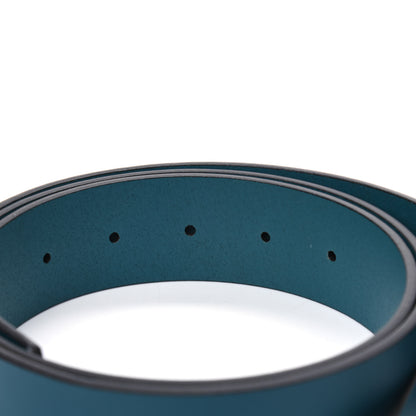 Gucci Calfskin Interlocking G Belt 100 40 Teal 4 of 5