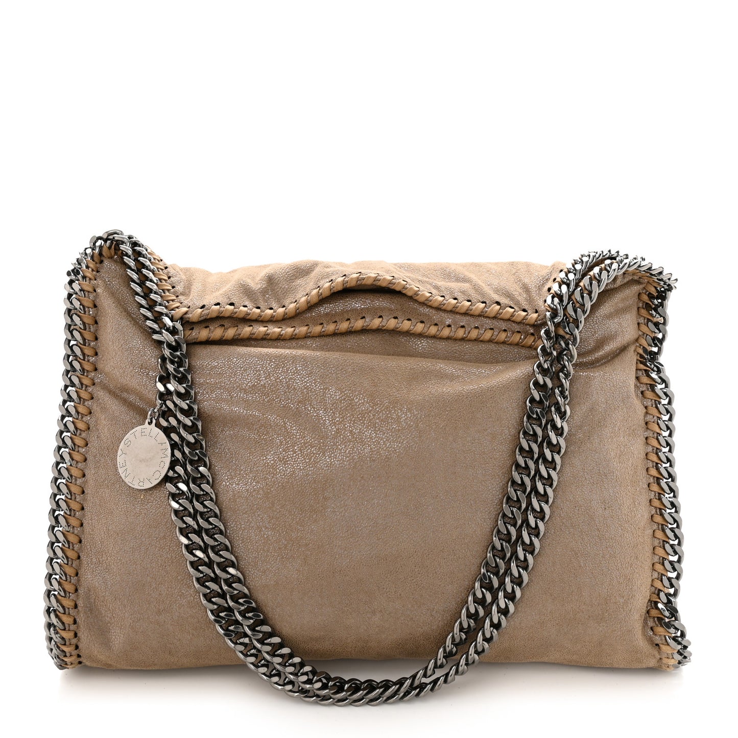 Shaggy Deer Small Falabella Tote Taupe