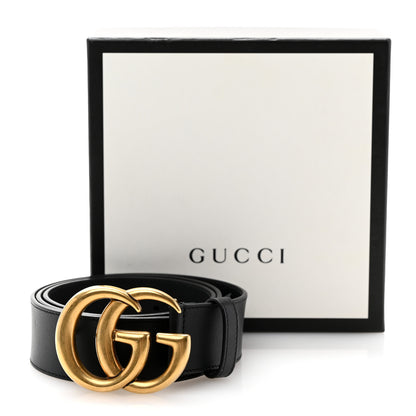 Gucci Calfskin Double G 40mm Belt 85 34 Black 8 of 8