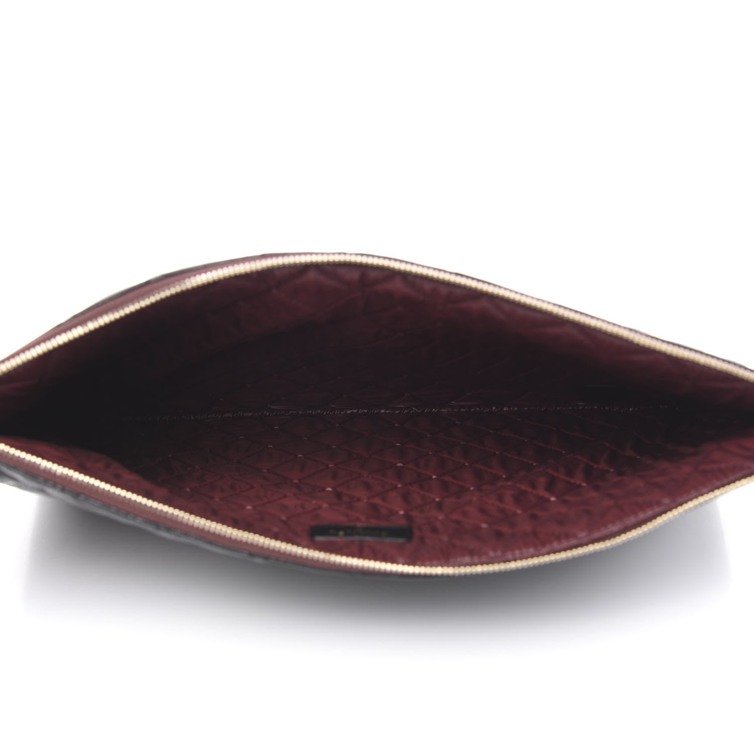 Chanel Caviar Quilted Large Cosmetic Case Black 5 of 10